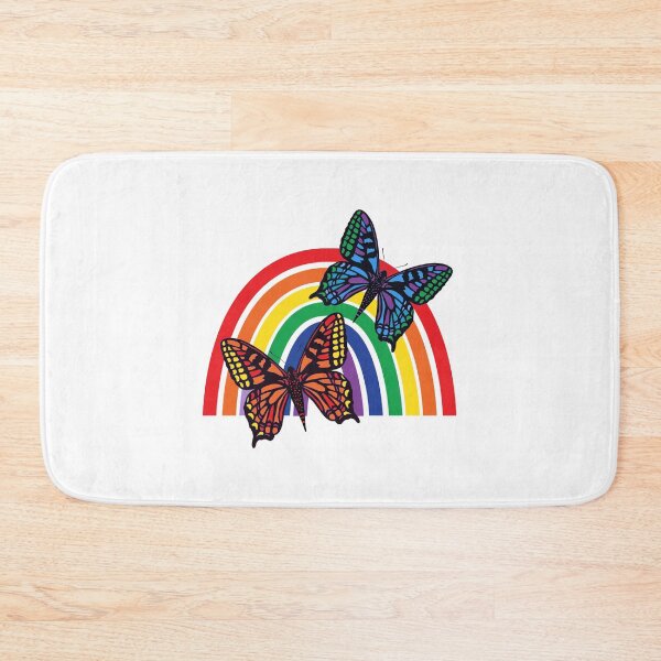 Item preview, Gay Pride Butterfly Rainbow Graphic / Butterflies LGBTQ Flag design designed and sold by CreatedByHeidi.
