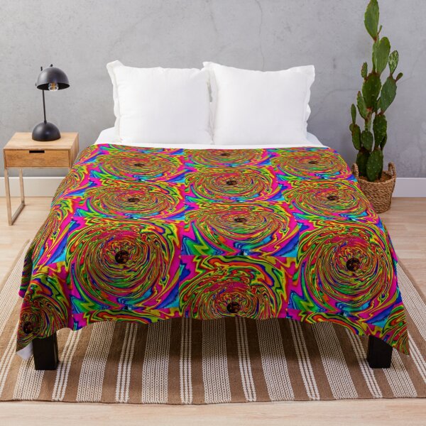 Item preview, trippy swirls surrounding red moon designed and sold by FACELESS MONKEY.