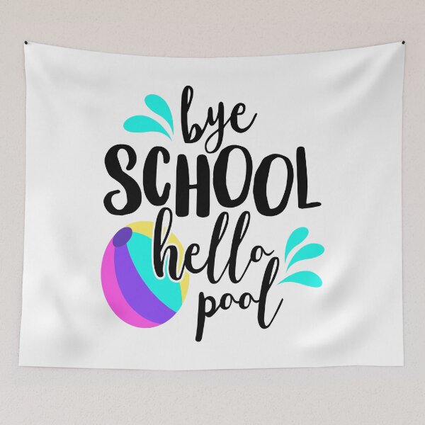 Item preview, Bye Bye School Hello Pool Summer Student Funny Teacher designed and sold by zaki ⭐⭐⭐⭐⭐.