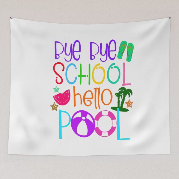 Item preview, Bye Bye School Hello Pool Summer Student Funny Teacher designed and sold by zaki ⭐⭐⭐⭐⭐.