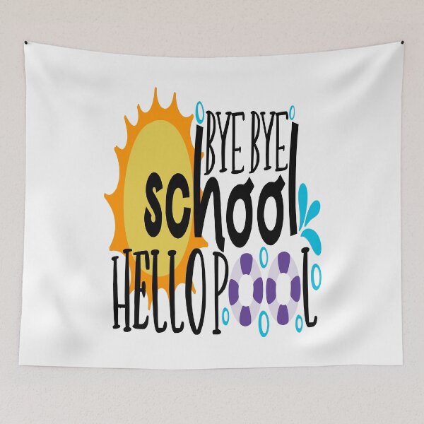 Item preview, Bye Bye School Hello Pool Summer Student Funny Teacher designed and sold by zaki ⭐⭐⭐⭐⭐.