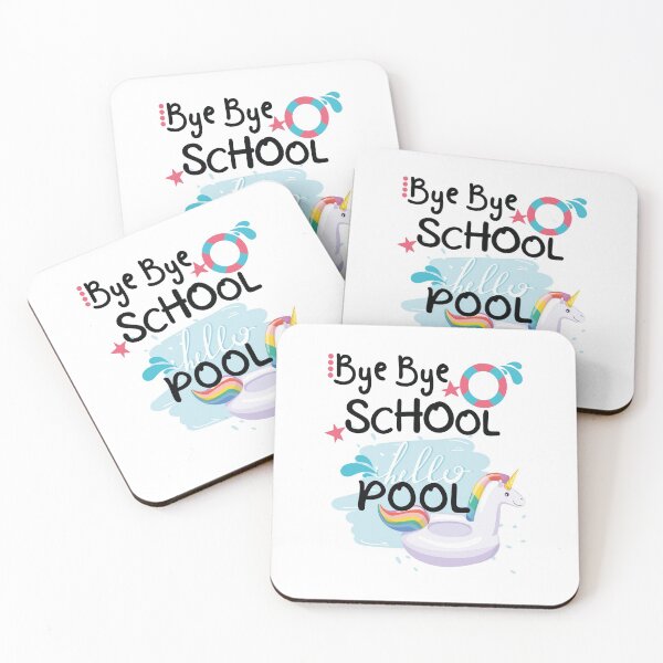 Item preview,  Bye Bye School Hello Pool Summer Student Funny Teacher unicorn  designed and sold by zaki ⭐⭐⭐⭐⭐.