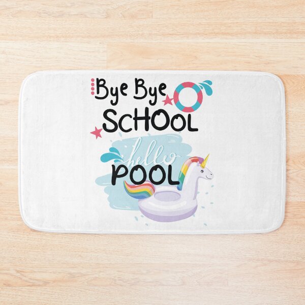 Item preview,  Bye Bye School Hello Pool Summer Student Funny Teacher unicorn  designed and sold by zaki ⭐⭐⭐⭐⭐.