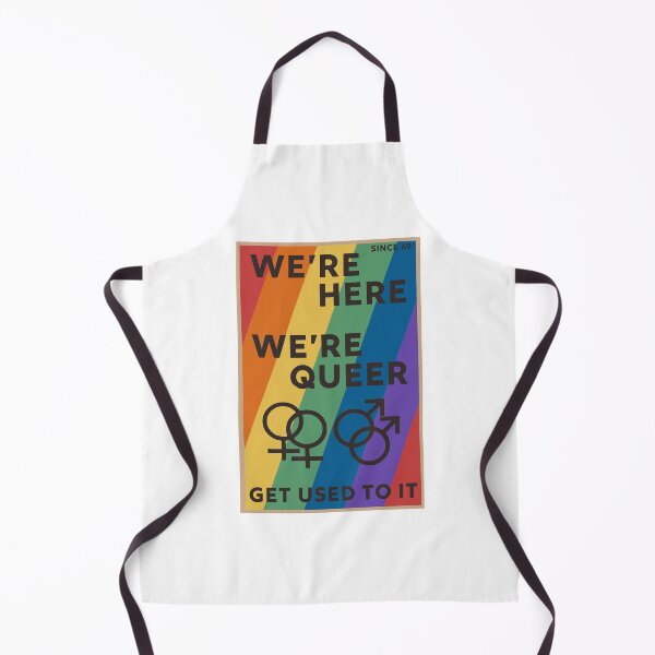 Item preview, We’re here, we’re queer, get used to it. designed and sold by ExistentialMex.