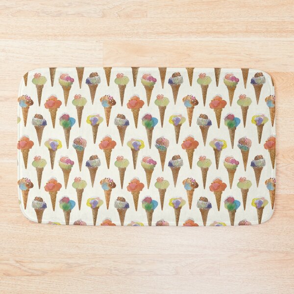 Item preview, Gelato ice cream vanilla watercolor painted pattern designed and sold by Leanne  Nowell.