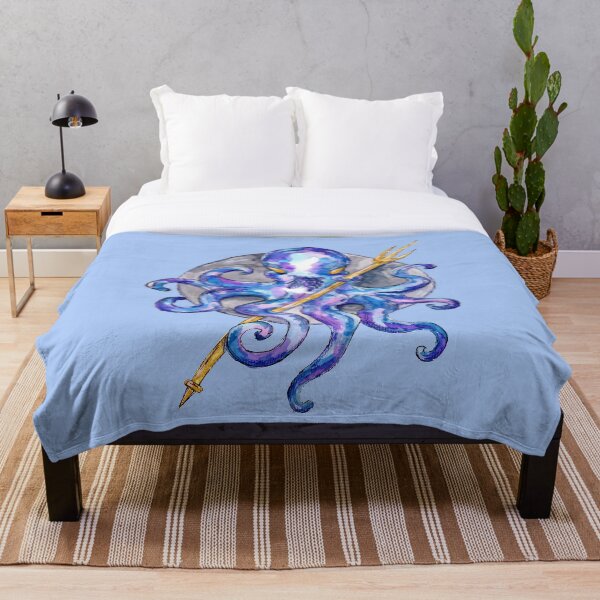 Item preview, Purple Octopus with Trident designed and sold by Sebastian Grafmann.