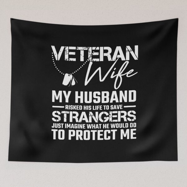 Item preview, Veteran Wife Army Husband Soldier Saying Cool designed and sold by BanBay.