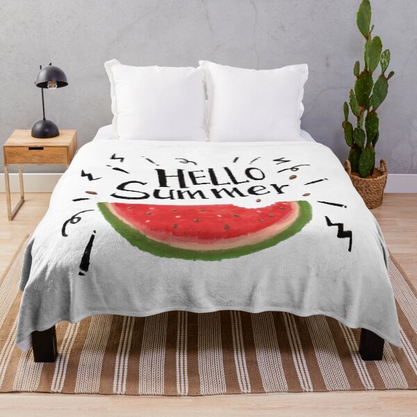 Item preview, red Cool Delicious Watermelon hello summer designed and sold by Queengood.