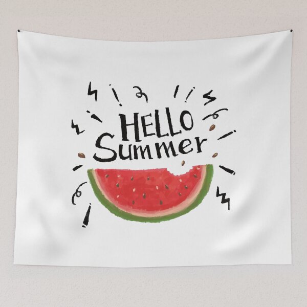 Item preview,  red Cool Delicious Watermelon hello summer  designed and sold by Queengood.