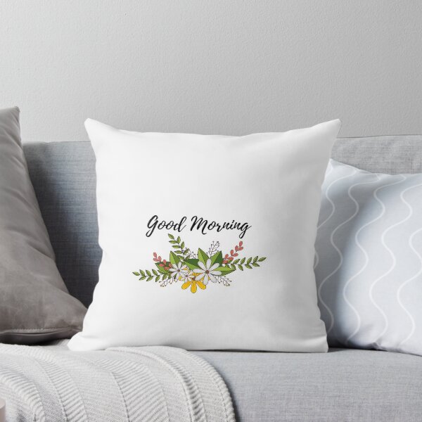 Artikelvorschau, Guten Morgen Blumenmuster Design entworfen und verkauft von PinboxShop.