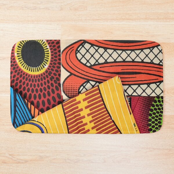Item preview, African Fabric Patchwork Collage Art Patterns [#233] designed and sold by AfriStyleUK.