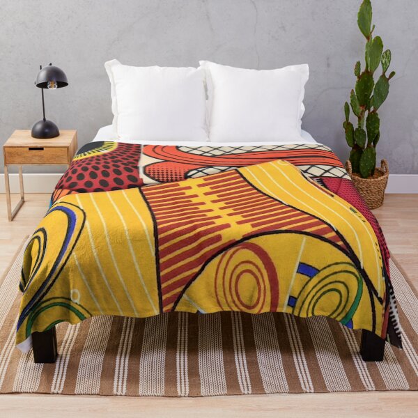 Item preview, African Fabric Patchwork Collage Art Patterns [#233] designed and sold by AfriStyleUK.