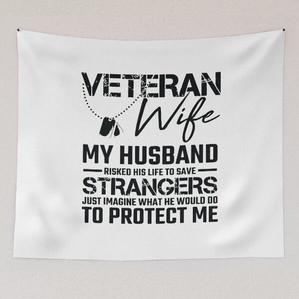 Item preview, Veteran Wife Army Husband Soldier Saying Cool designed and sold by BanBay.