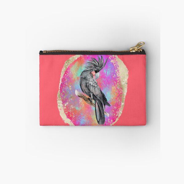 Item preview, Palm Parrot On Opal Gold Background designed and sold by MottoDigging.