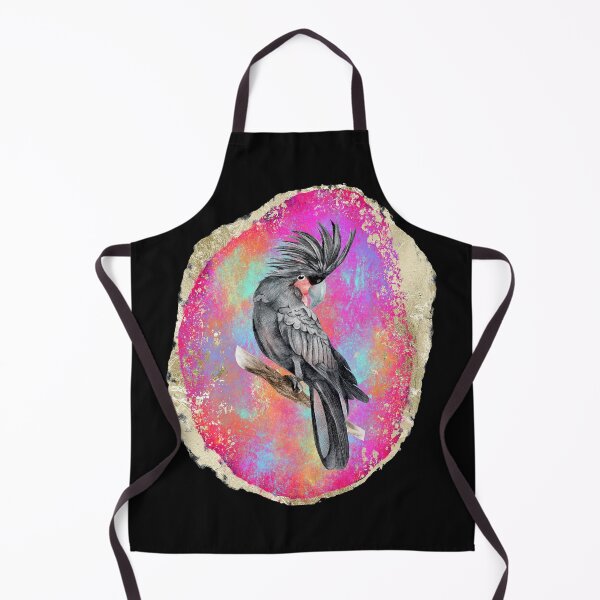 Item preview, Palm Parrot On Opal Gold Background designed and sold by MottoDigging.
