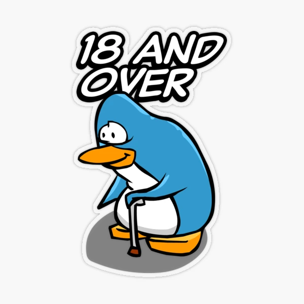 Card Jitsu Club Penguin Sticker for Sale by egray18