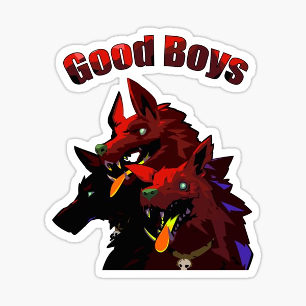 Cerberus Hades Indie Game Sticker For Sale By Migi Desu Redbubble