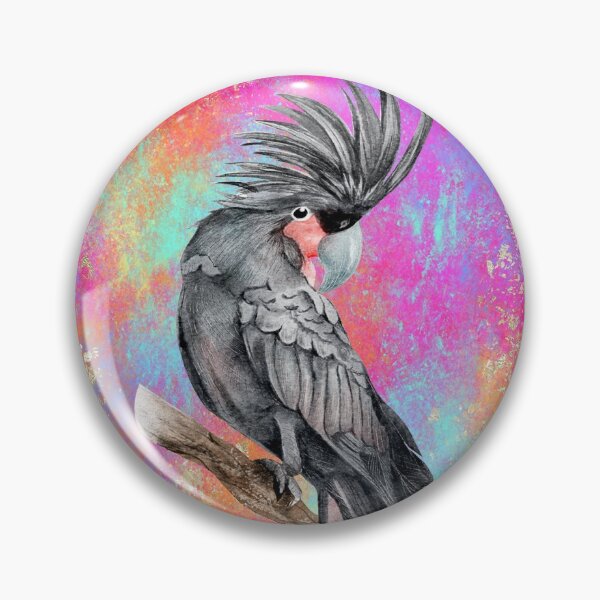 Item preview, Palm Parrot On Opal Gold Background designed and sold by MottoDigging.