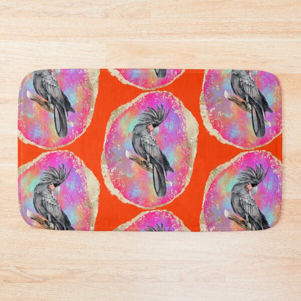 Item preview, Palm Parrot On Opal Gold Background designed and sold by MottoDigging.
