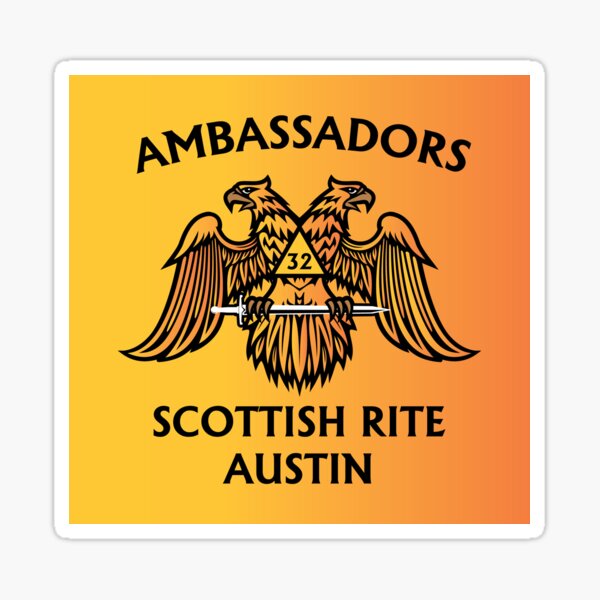 Austin Scottish Rite - ambassadors Sticker