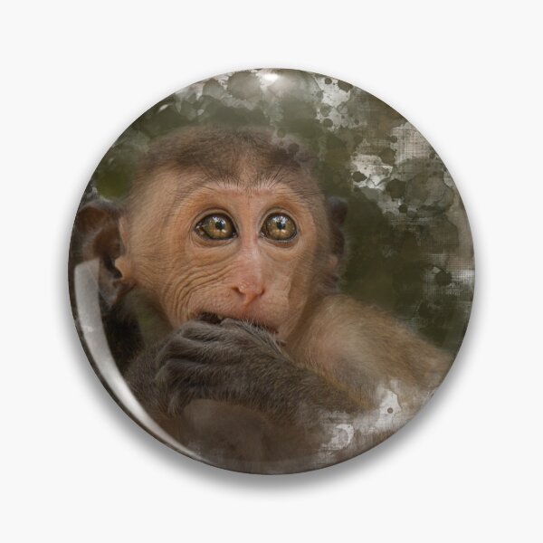 Item preview, Glowing Golden Eye Monkey   designed and sold by Soban Raj.