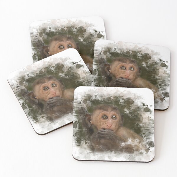 Item preview, Glowing Golden Eye Monkey   designed and sold by Soban Raj.