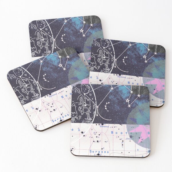 Item preview, Vintage Space - Stars and Constellations Collage designed and sold by jupitermoons.