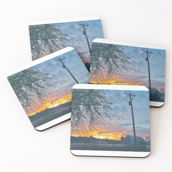 Item preview, Driftless Country Sunset Barn designed and sold by MotherBreeze.