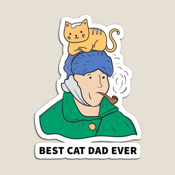 Item preview, Best Cat Dad Ever designed and sold by kubrangle.