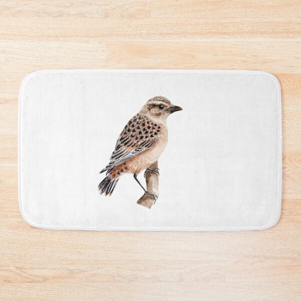 Item preview, European stonechat bird designed and sold by aticaart.