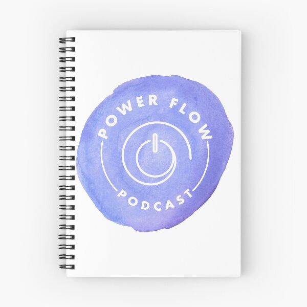 Item preview, Power Flow Podcast Purple Circle Blotch Logo designed and sold by Amy Simpkins.