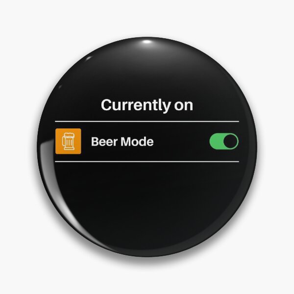 Item preview, Beer Mode on! Black designed and sold by Marcela872020.