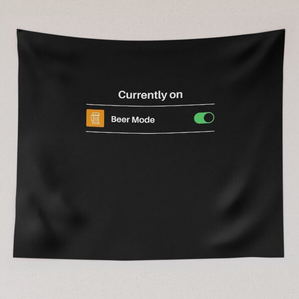 Item preview, Beer Mode on! Black designed and sold by Marcela872020.