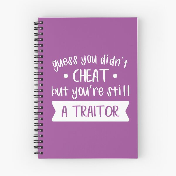 Item preview, Guess You Didn't Cheat But You Are Still a Traitor (Purple BG) designed and sold by FilipeFerreira.