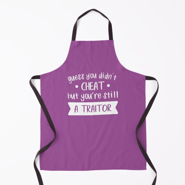 Item preview, Guess You Didn't Cheat But You Are Still a Traitor (Purple BG) designed and sold by FilipeFerreira.