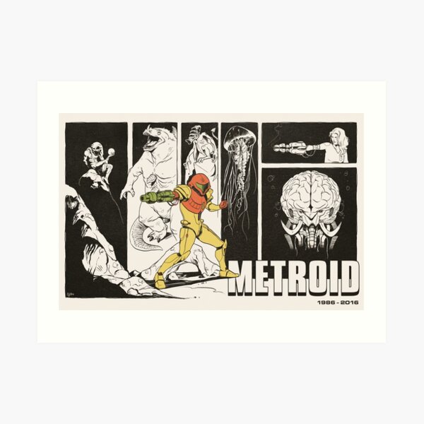 Metroid: 30 años Lámina artística