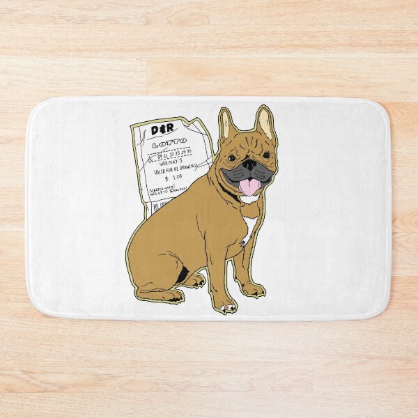 Item preview, WE ALMOST ALWAYS ALMOST WIN THE LOTTO FRENCH BULL DOG T-SHIRT designed and sold by wacko41.