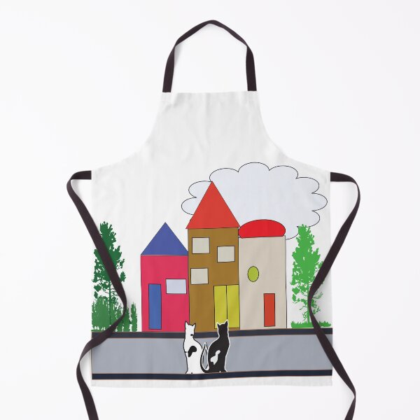 Item preview, Black and White Cats Street View designed and sold by alayal57.