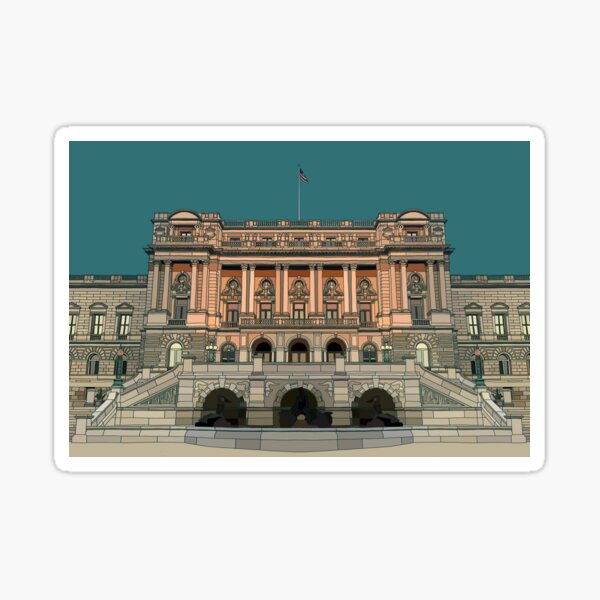 The Library of Congress Sticker