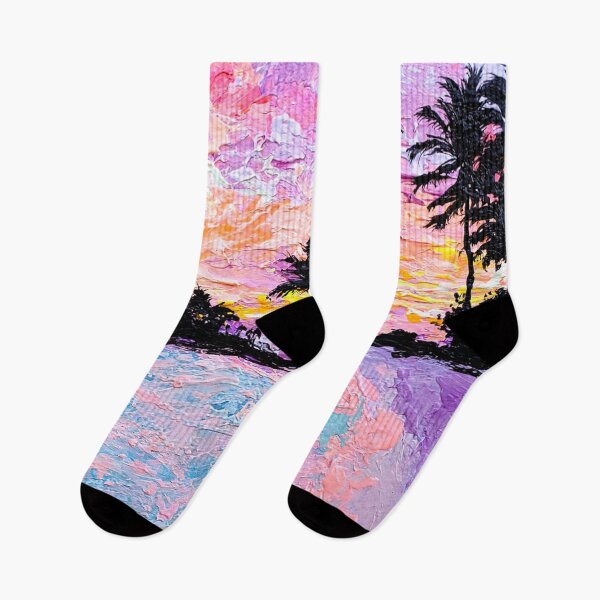 Item preview, Neon tropical island designed and sold by fujinoart.