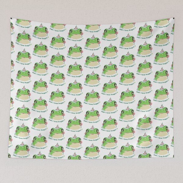 Item preview, Man I Love Frogs 1 designed and sold by art-by-gui.
