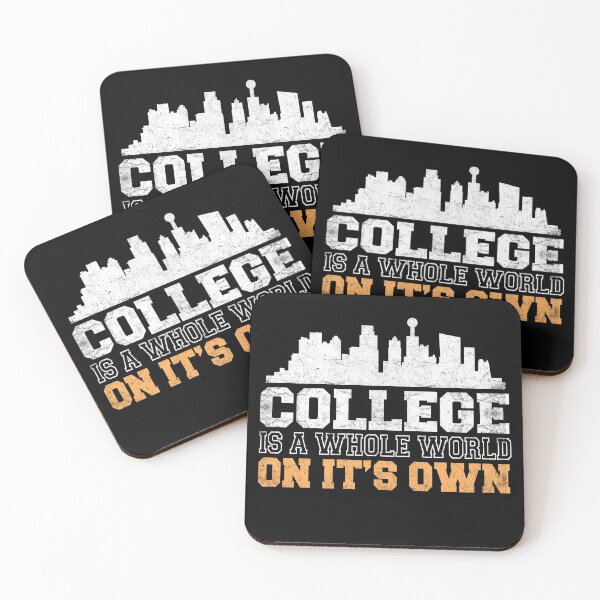 Item preview, COLLEGE: IS A WHOLE WORLD ON IT'S OWN designed and sold by Encrypted Colors .