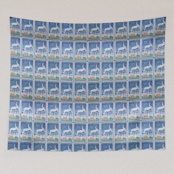 Item preview, Whooping Crane, Wildlife Conservation 1957 Vintage Postage Stamp designed and sold by Factory57.