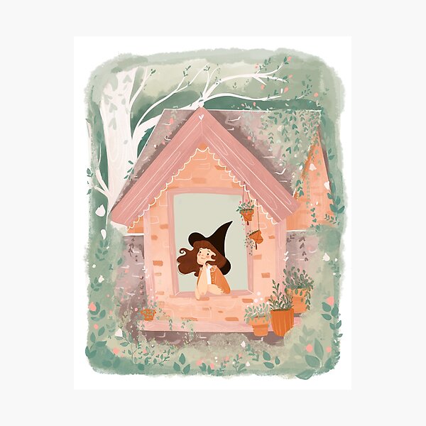 Cottage Witch Photographic Print