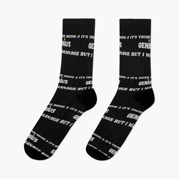 Item preview, It's tough being a Genius but I manage designed and sold by Aura __Print.