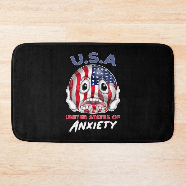 Item preview, United States Of Anxiety Funny American US Patriotic designed and sold by Status71.