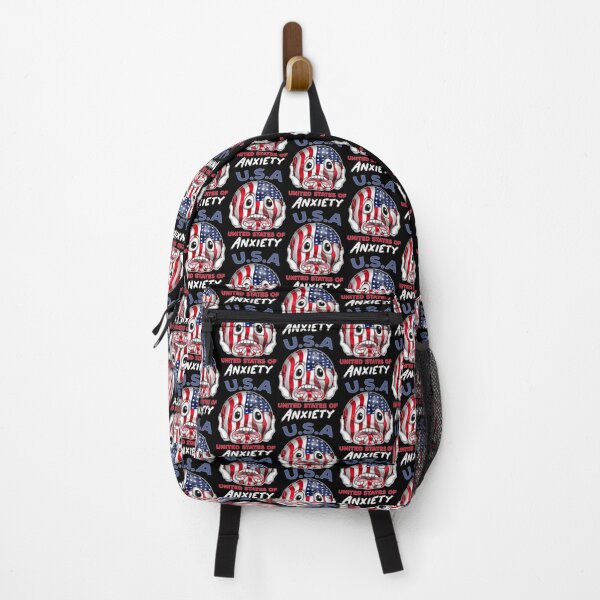 Item preview, United States Of Anxiety Funny American US Patriotic designed and sold by Status71.