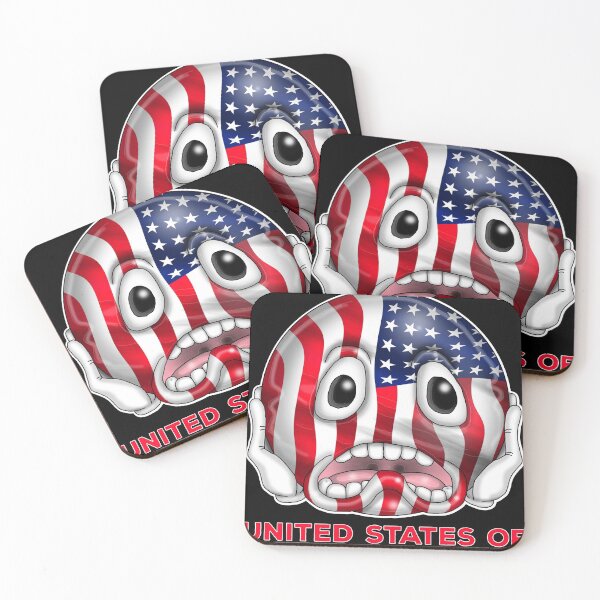 Item preview, United States Of Anxiety Funny American US Patriotic designed and sold by Status71.