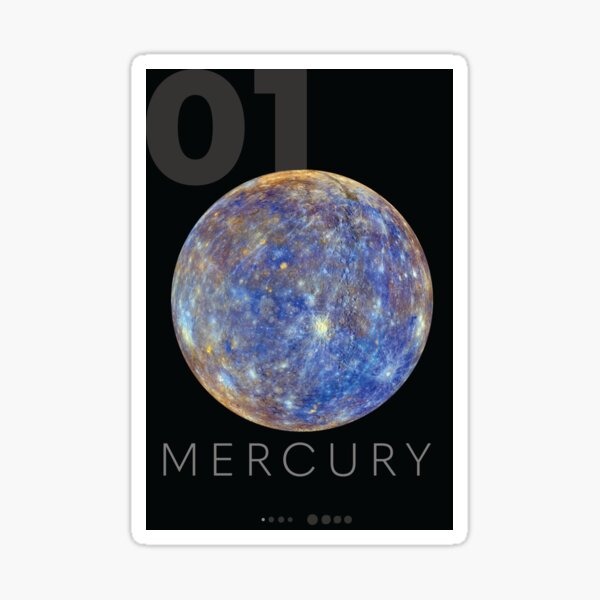 Item preview, Mercury Planet Poster designed and sold by steinibe.