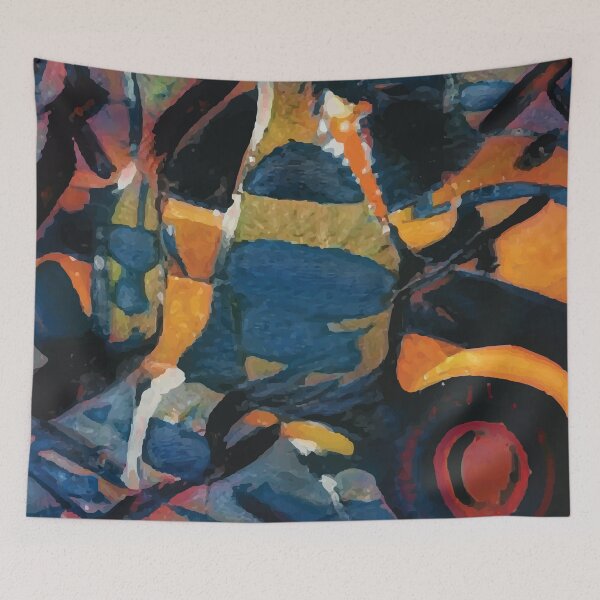 Item preview, Glaring Universe abstract art designed and sold by SatyaBramha.
